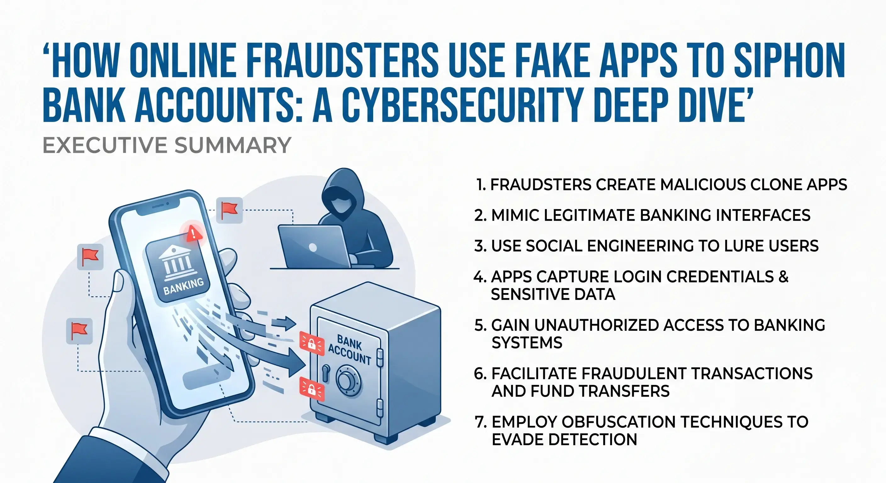 How Online Fraudsters Use Fake Apps to Siphon Bank Accounts: A Cybersecurity Deep Dive