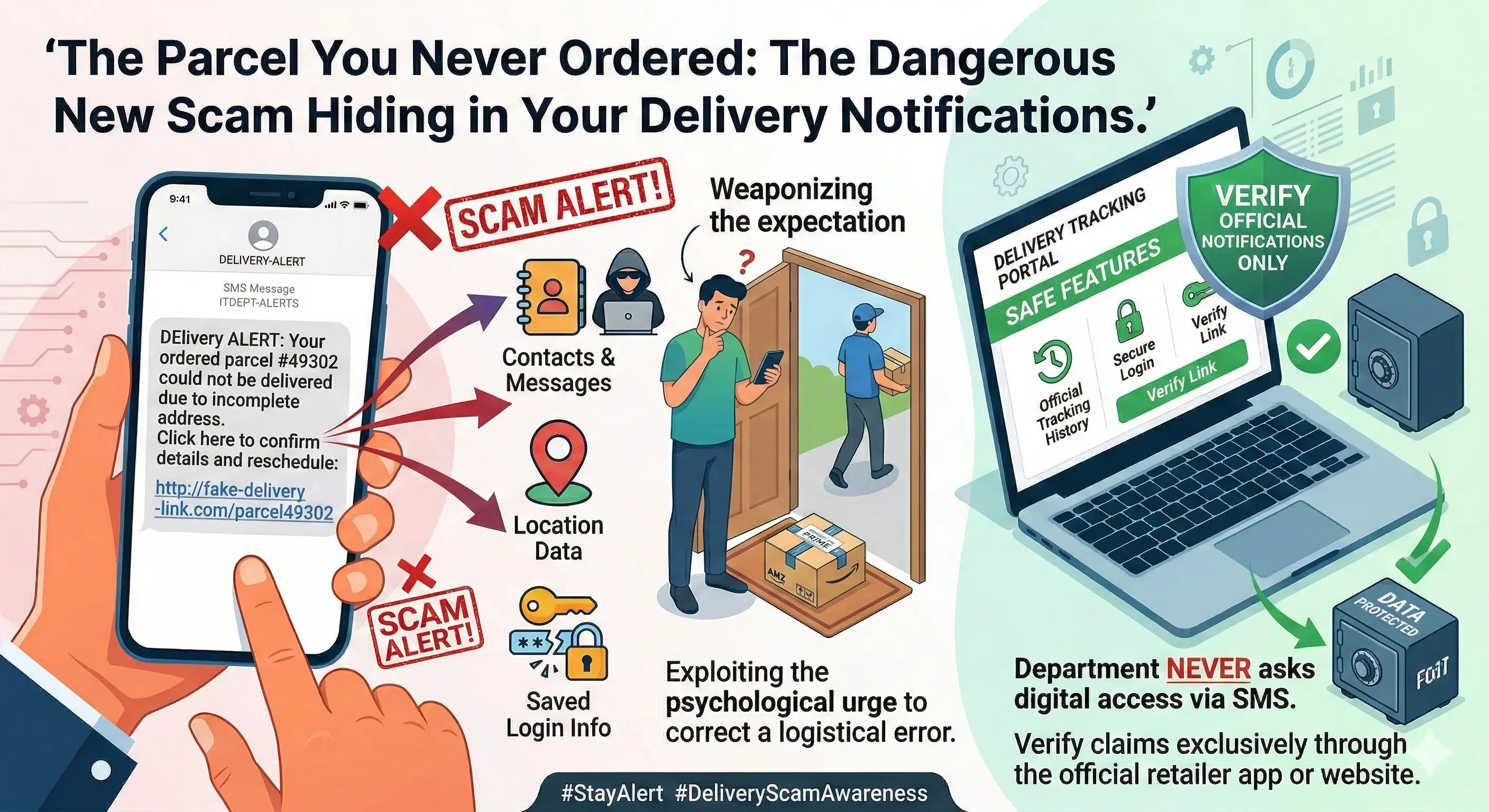 The Parcel You Never Ordered: The Dangerous New Scam Hiding in Your Delivery Notifications
