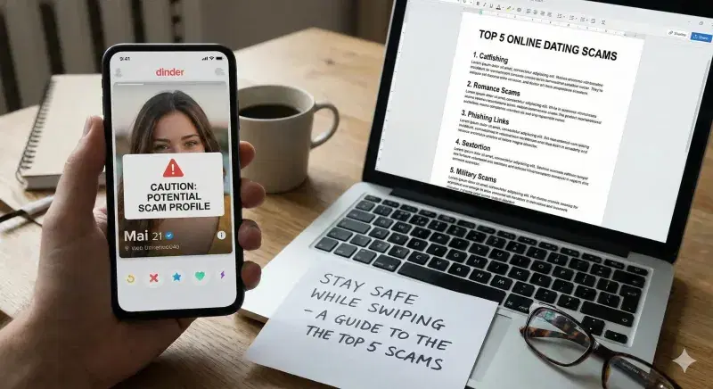 Stay Safe While Swiping: A Guide to the Top 5 Online Dating Scams