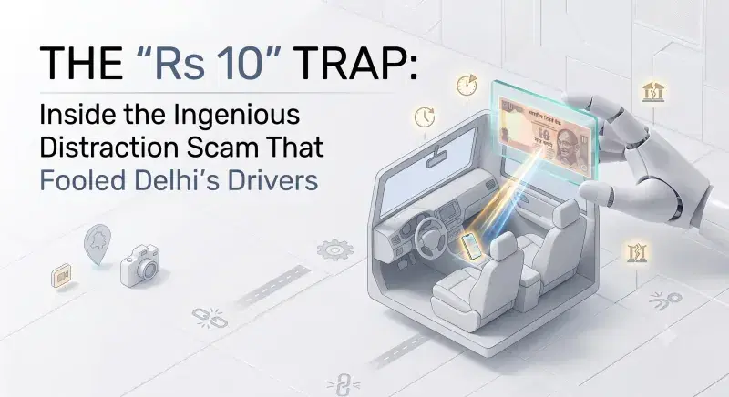The "Rs 10" Trap: Inside the Ingenious Distraction Scam That Fooled Delhi’s Drivers